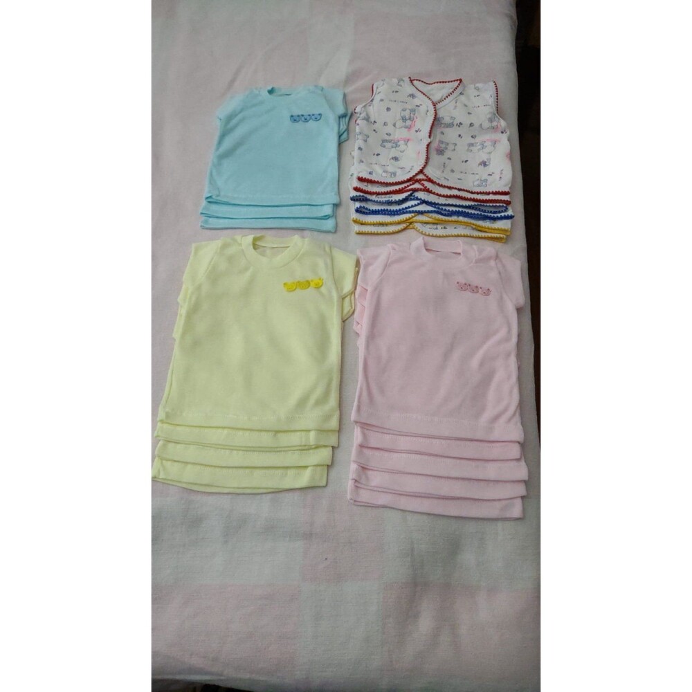 New 18 pcs baby unisex summer shirt newborn to 1 yo